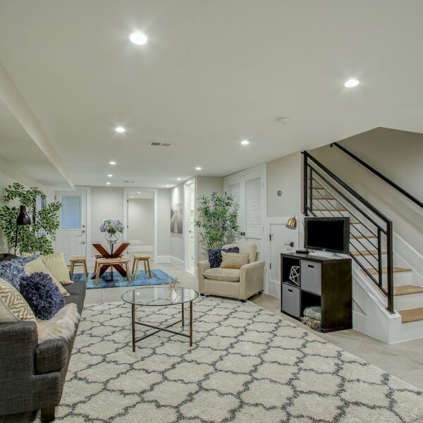 basement living room