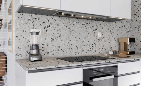 stone kitchen backsplash