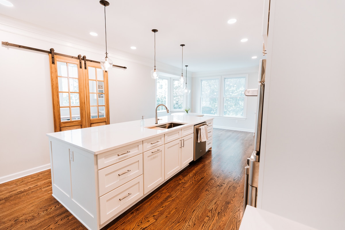 kitchen island with drawers