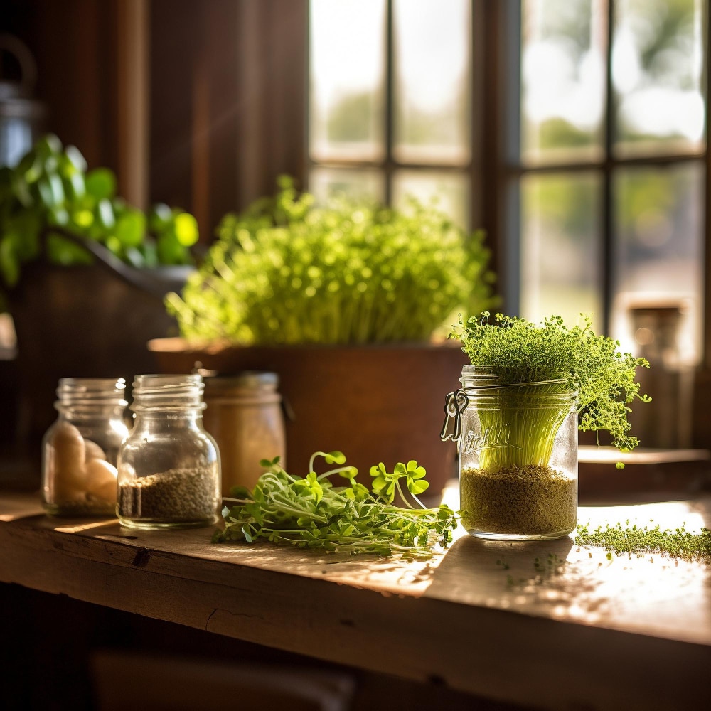 kitchen herb garden