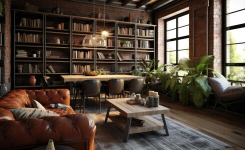 basement library ideas