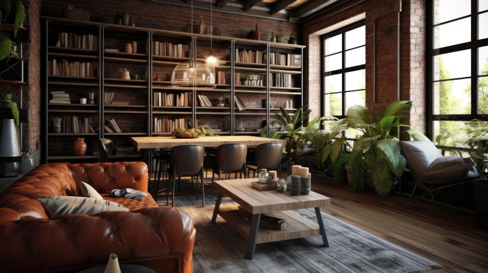 basement library ideas