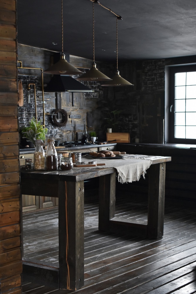 dark kitchen ideas